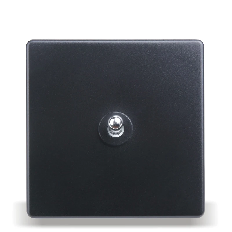 86 Style Light Switch Borad Retro Black One Control Two Way 10A 110V- 250V | Switches