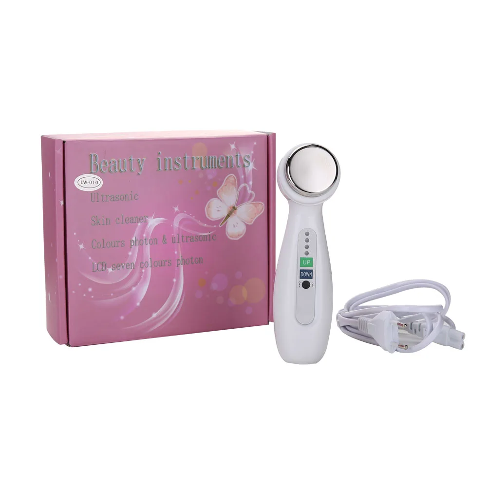 1 МГц ультразвуковая Чистка лица тела Очиститель Массажер для ухода за кожей