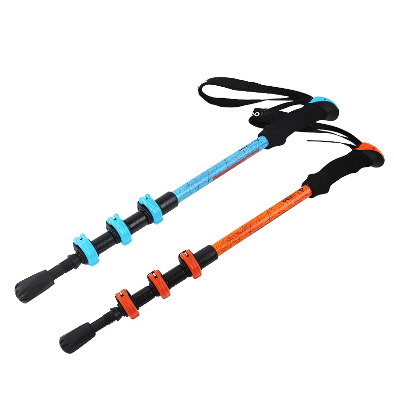 2 шт. сверхлегкие алюминиевые палки для пеших прогулок|Трекинговые палки| |