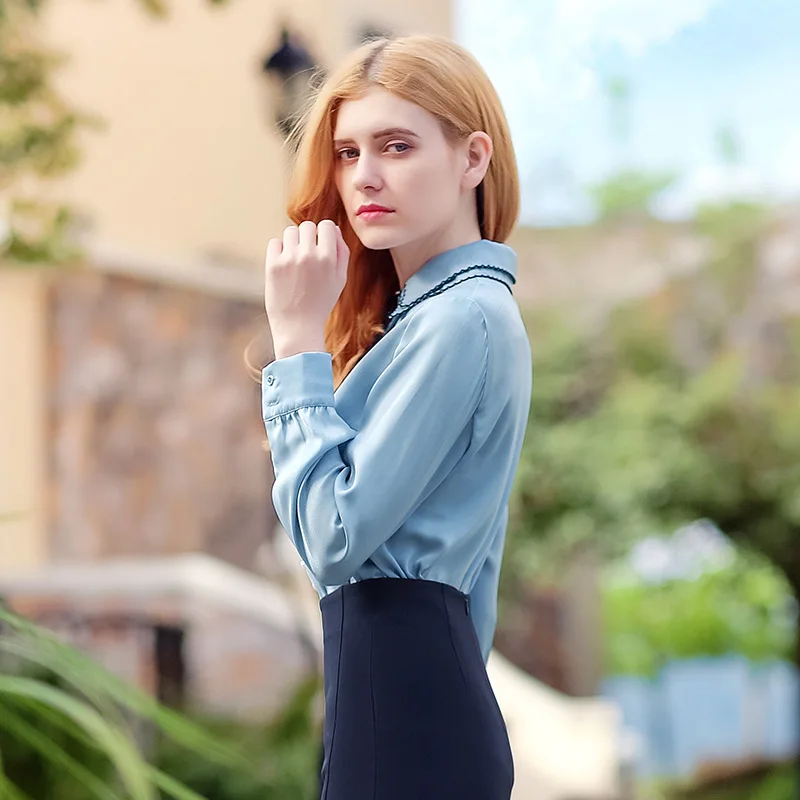 Весна 2018 г. Новые Модные женские кружевной воротник рубашки сладкий