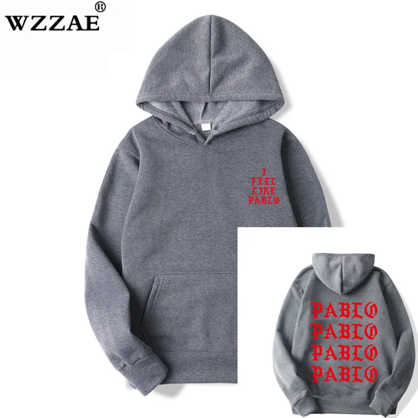 Мода, Assc Club, брендовая толстовка с капюшоном, мужская и женская, параноидальная, с буквенным принтом, толстовка с капюшоном, мужская, Kanye West, Pablo, анти-Social Hoodi - Цвет: Dark Gray 2