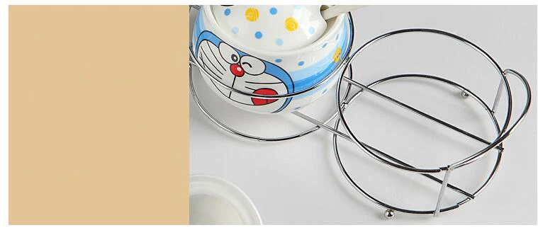 1 Набор мультяшных керамических Дораэмон цветок панда сахарница домашняя кухня