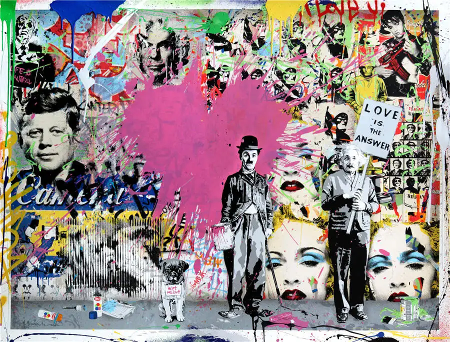 Graffiti Wall Art Oil Painting Poster Canvas Print Pictures for Living Room Home Decor 26 | Дом и сад