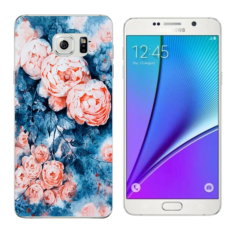 Чехол для Samsung Galaxy Note 5 силиконовый чехол с золотой печатью Note5 N920 мягкий |