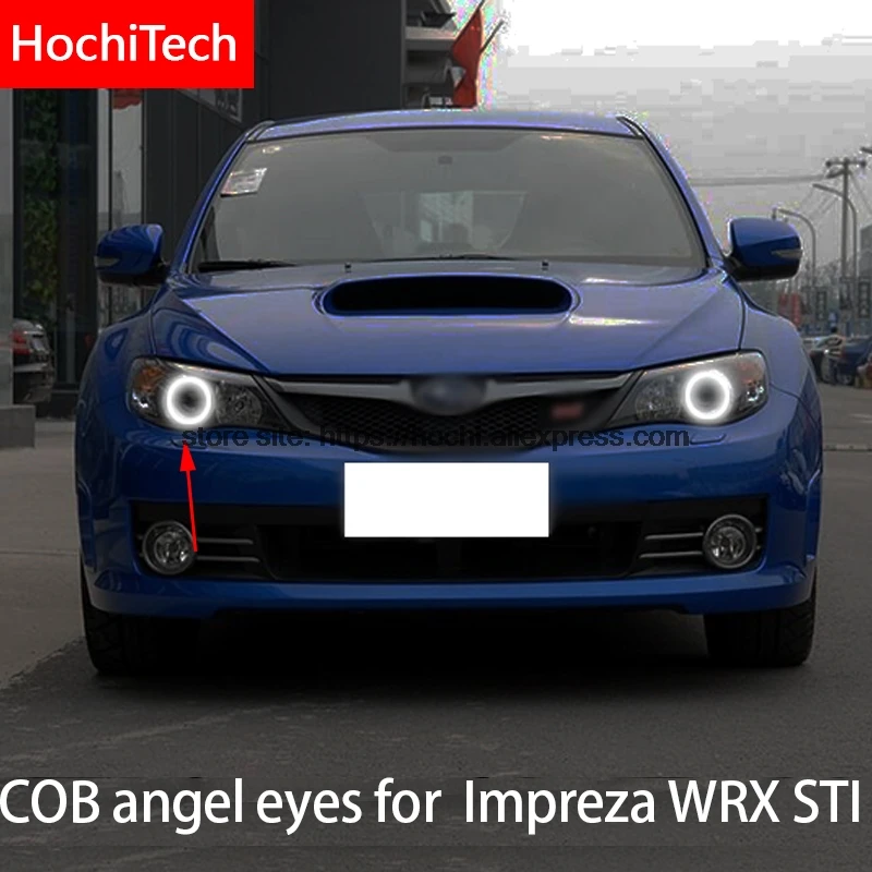 

For Subaru Impreza WRX STI 2007 2008 2009 2010 2011 COB Led day Light White Halo Cob Led Angel Eyes Ring Error Free Ultra bright