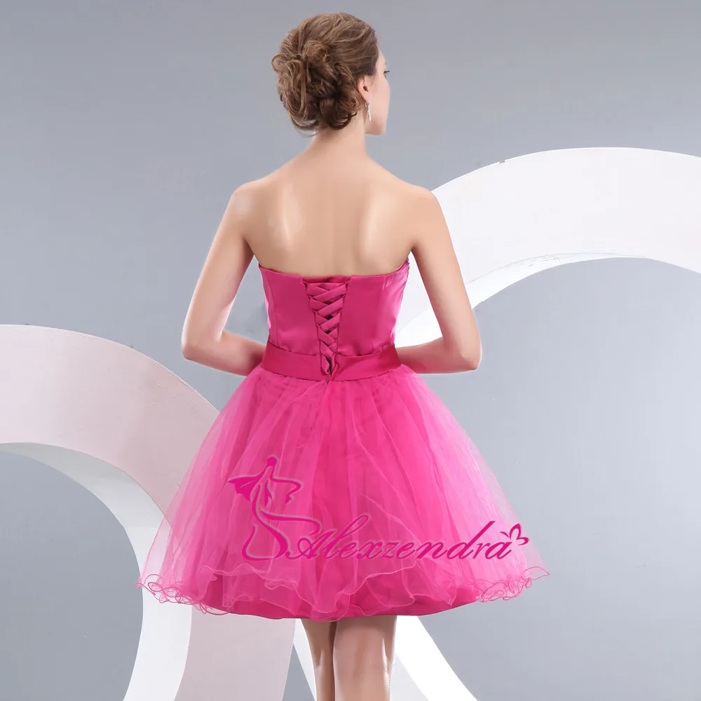 Alexzendra Sweetheart A Line Short Mini Prom Dresses 2018 Simple Party Plus Size | Свадьбы и торжества