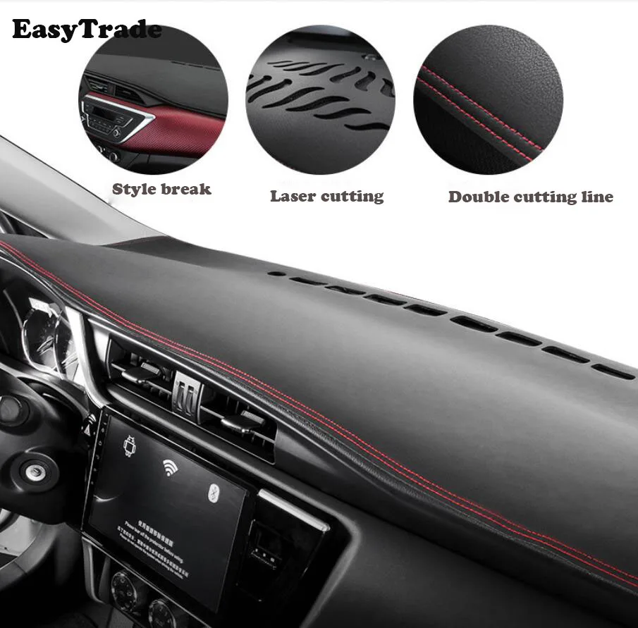 Коврики для приборной панели из ПУ кожи Нескользящие коврик Toyota Camry 2007 2008 2009 2010