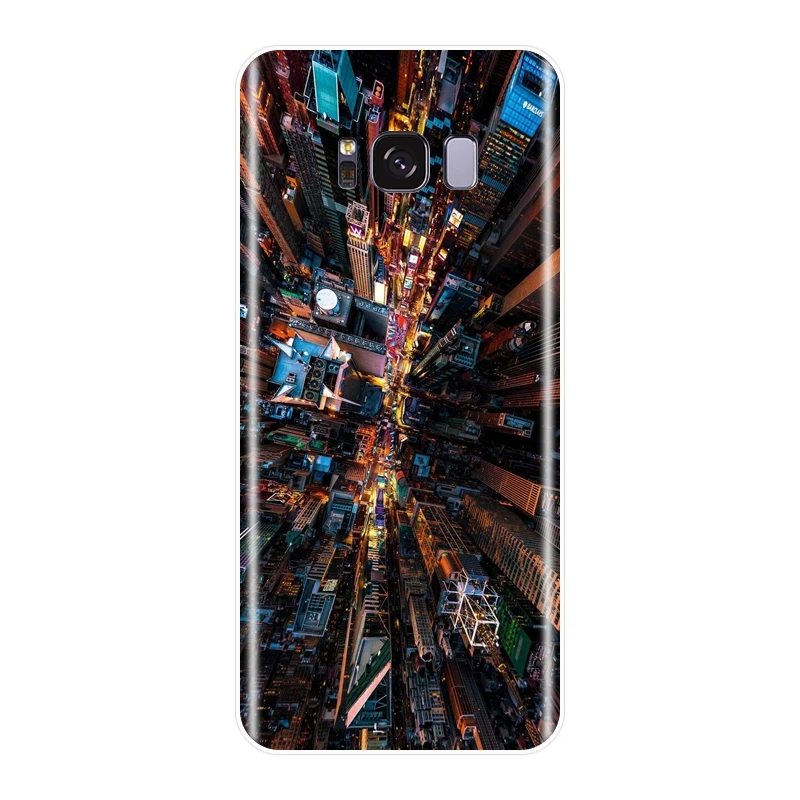 Задняя крышка для Samsung Galaxy S5 S6 S7 Edge S8 S9 Plus мягкий силиконовый чехол телефона с