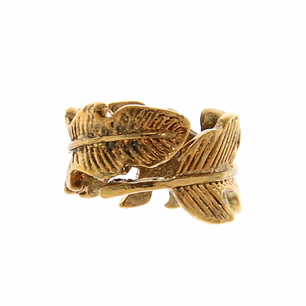 Женское и мужское кольцо с перьями в античном стиле|jewelry gift bags wholesale|ring displayring anchor |