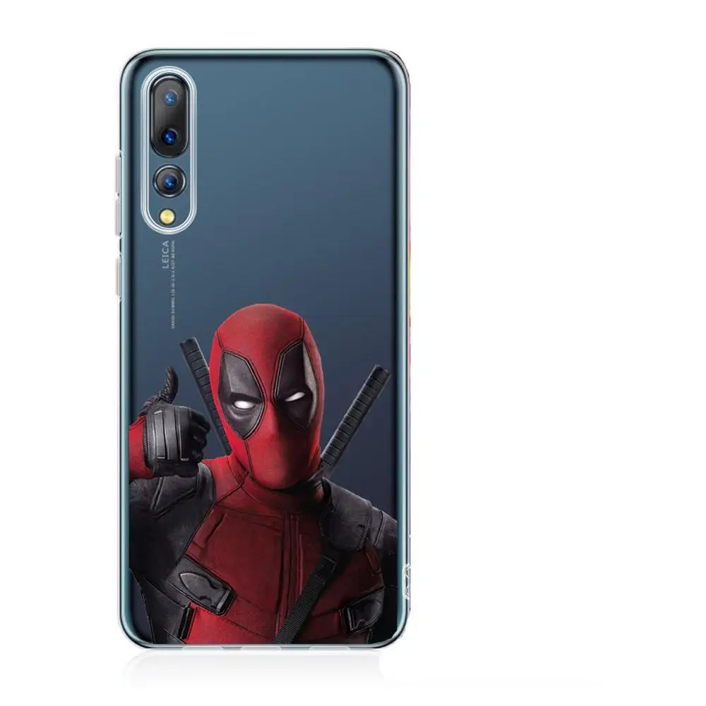 TPU Супер крутой Дэдпул, мягкий силиконовый чехол из ТПУ для huawei P20 Pro mate 20 Pro P30 Lite P20 P8 Lite P30Pro - Цвет: TPU