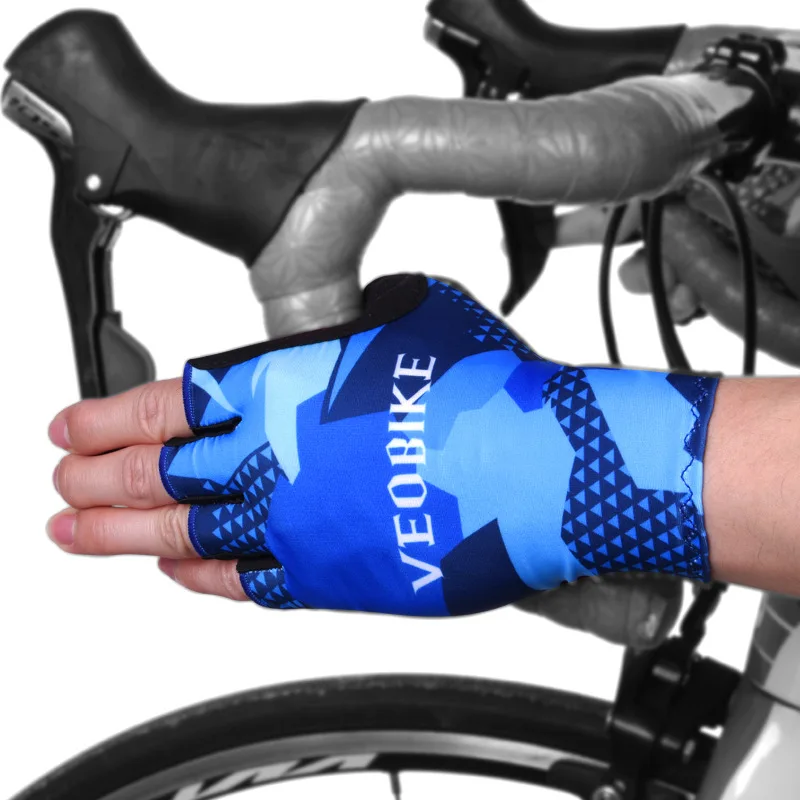 2019 Новые велосипедные перчатки Мужская половина пальцем Для женщин летние