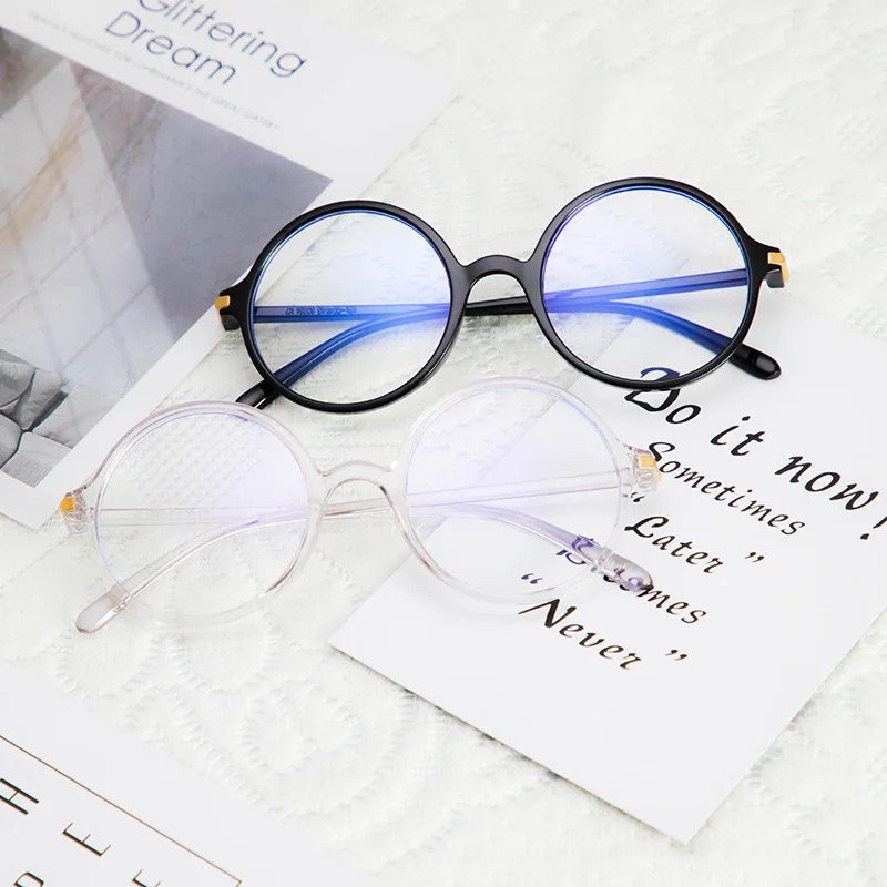 2019 модные женские очки оправа для очков мужская винтажные круглые прозрачные
