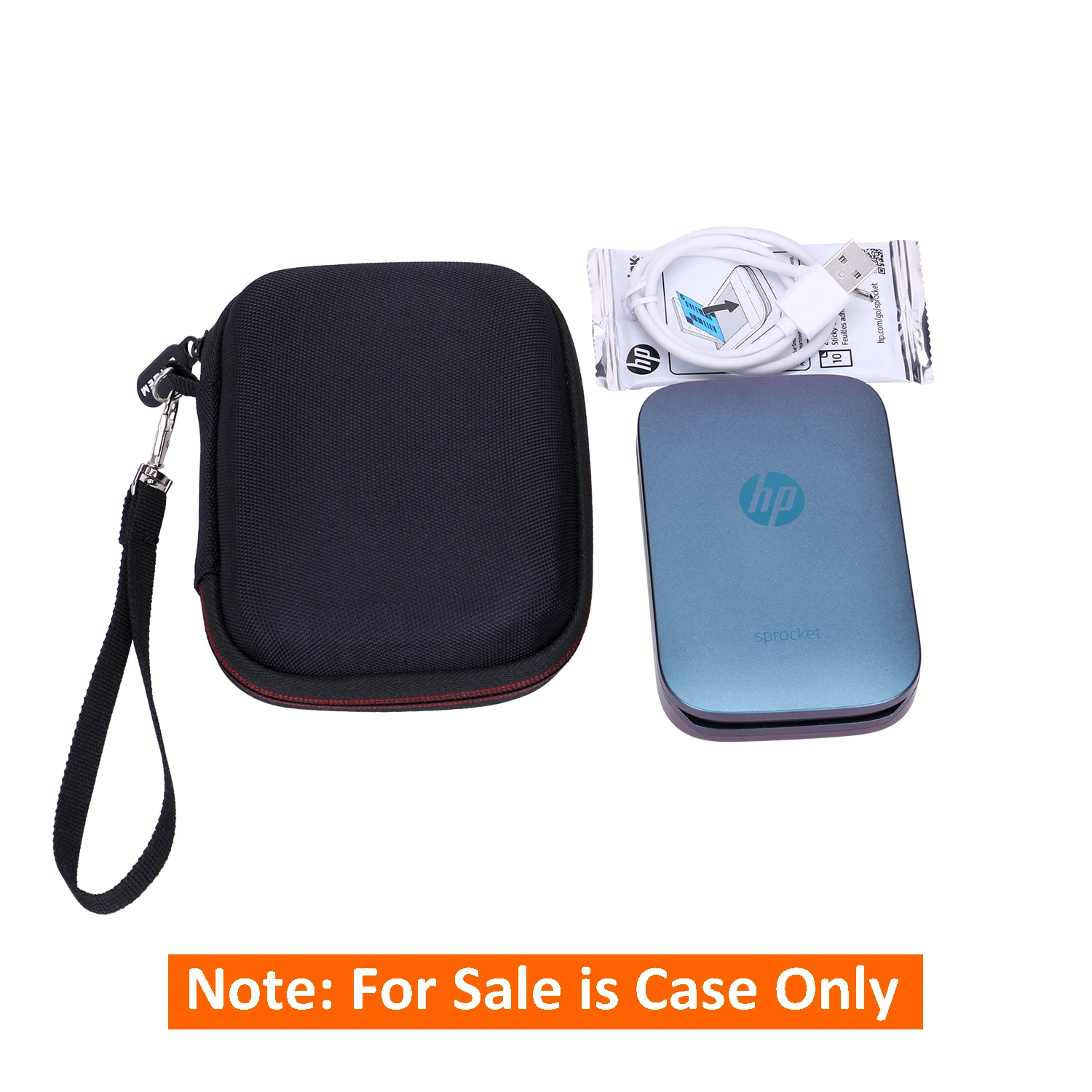 LTGEM EVA Black Carrying Hard Case For HP Sprocket Portable Blue Photo Printer | Электроника