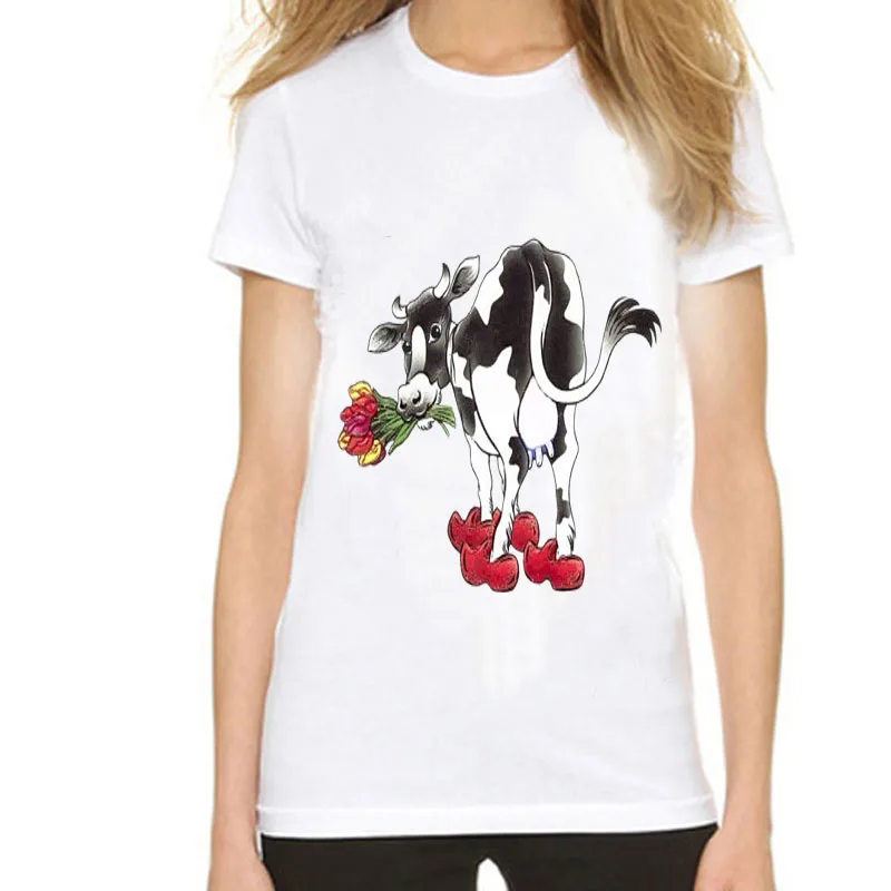 Topjini 2017 Высокое качество Лето Для женщин футболка топ мультфильм рыбы кактус