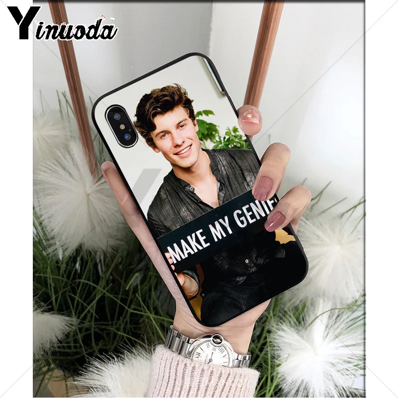 Yinuoda Shawn Mendes 98 мягкий силиконовый чехол для телефона из ТПУ для Apple iPhone 8 7 6 6S Plus X XS MAX 5 5S SE XR