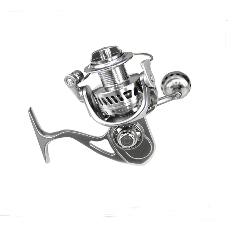 Полностью Металлическая спиннинговая Рыболовная катушка бронзовый зубчатый