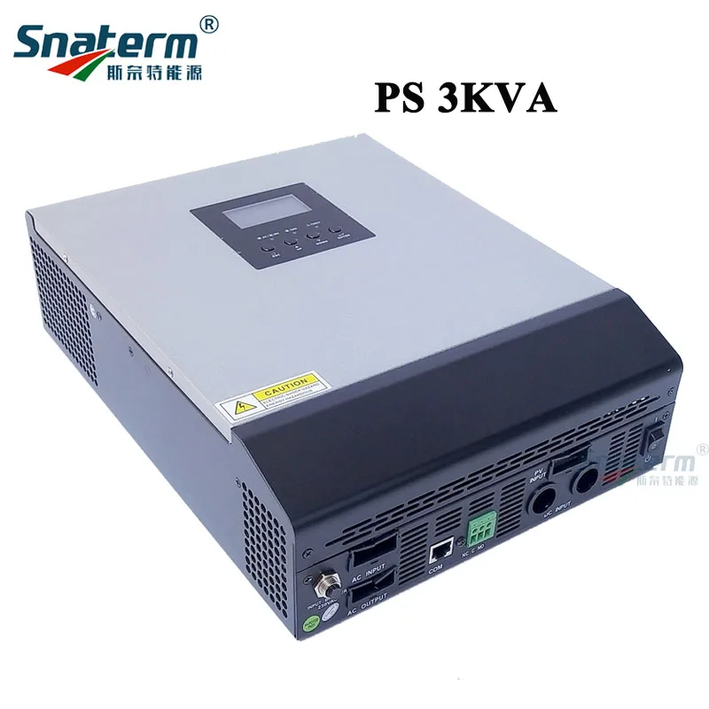 Лидер продаж! PS3KVA Чистая синусоида Инвертор Гибридный инвертор 24VDC до 220VAC с 24V50A ШИМ контроллер солнечного зарядного устройства и зарядное устройство переменного тока
