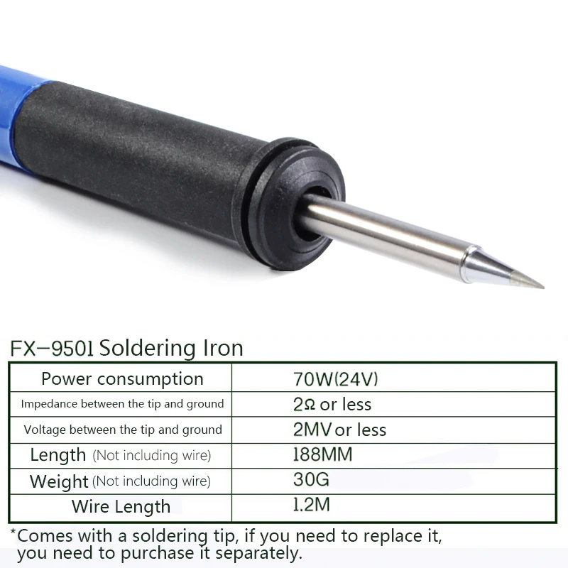 hot Lead-free Thermostatic Soldering ESD FX-951 Station fx-951 rework system with 5pc of T12 tip | Инструменты