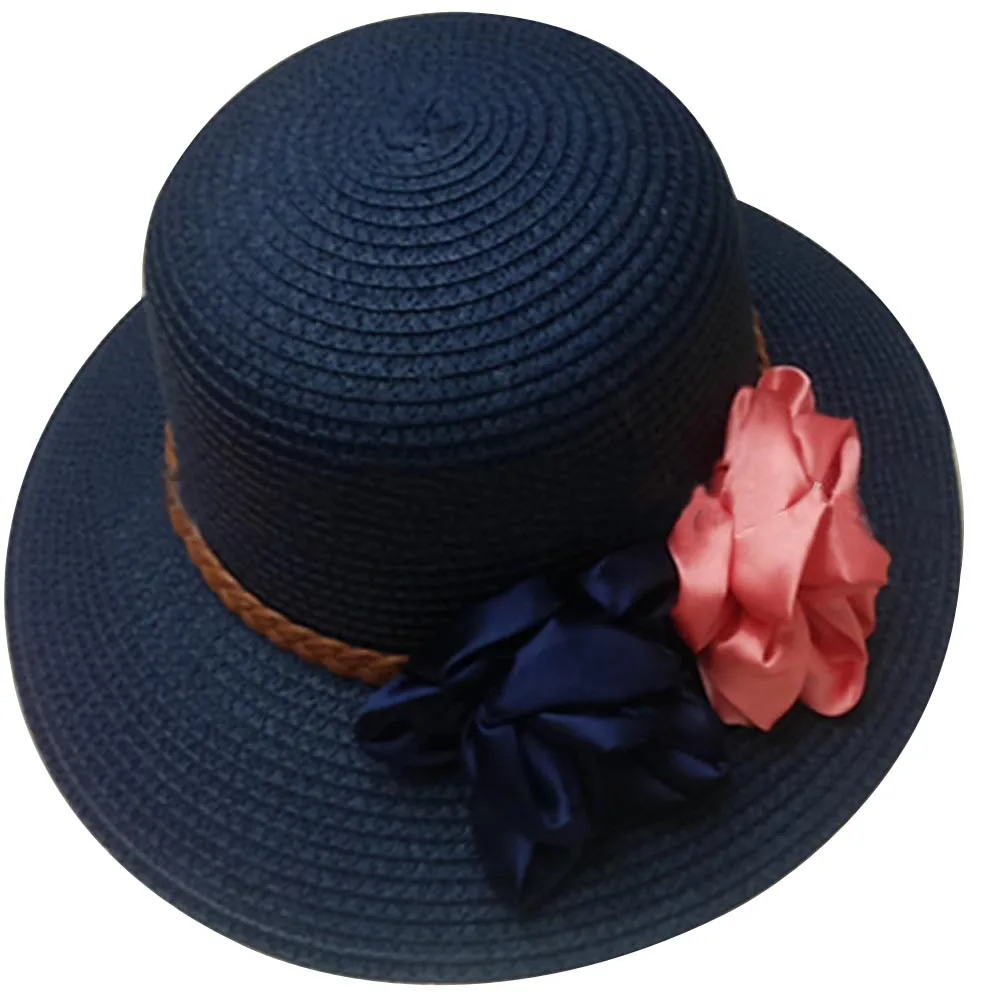 Модные шляпы для женщин 2017 Женская Летняя Повседневная Соломенная шляпа