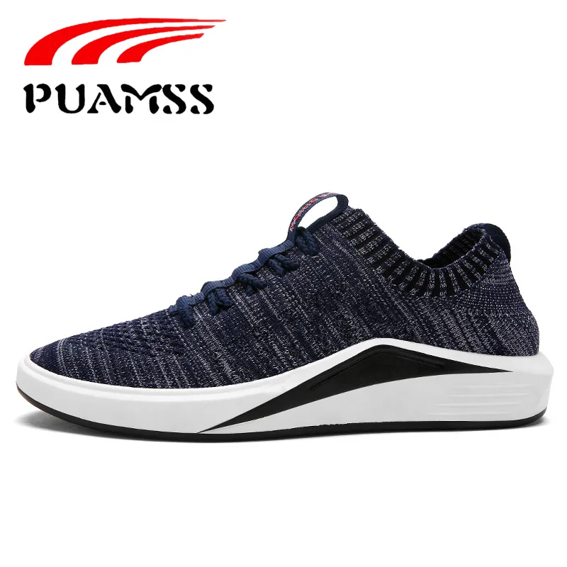 PUAMSS Men's Running Shoes Slip-On Mesh Breathable Antiskid Sneakers 2017 New A | Спорт и развлечения