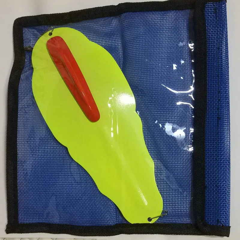 Бункерная шарнирная/зеленая троллинговая приманка для ловли басов с сетчатой