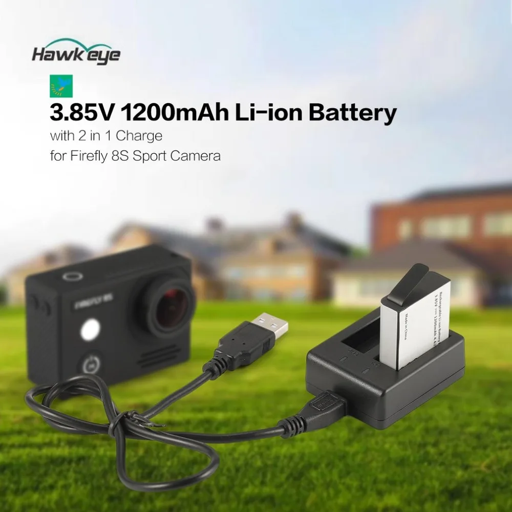 HOTHawkeye Firefly 8 S S009R 3 85 V 1200 mAh литий ионная Замена батареи с 2 в 1 зарядное устройство