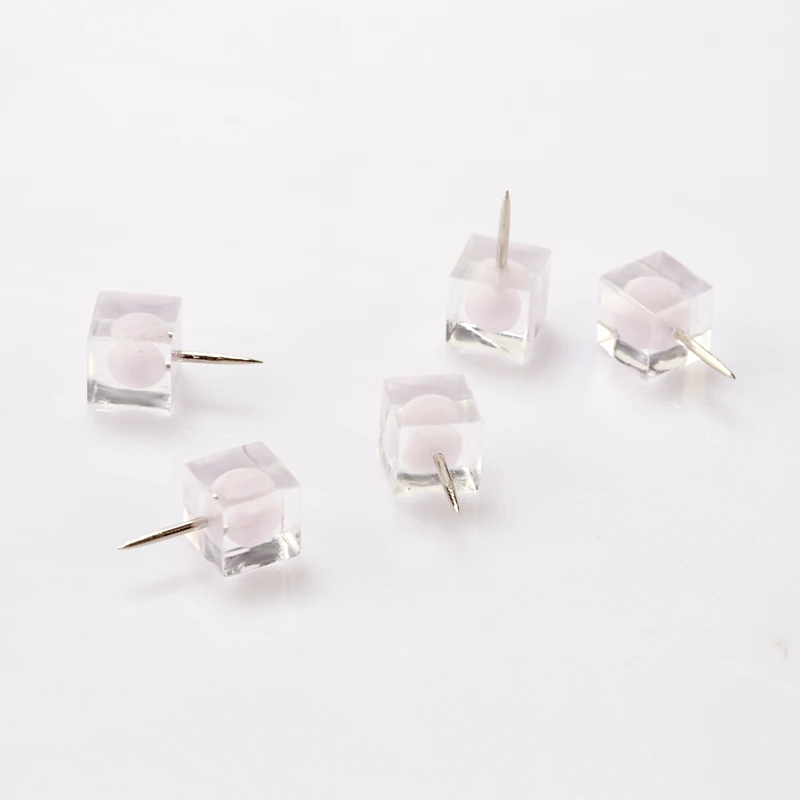 

80 Pcs/box Jelly Pin Thumb Tacks Marcaron Color Push Pins Thumbtack Pins For Cork Board Decorative
