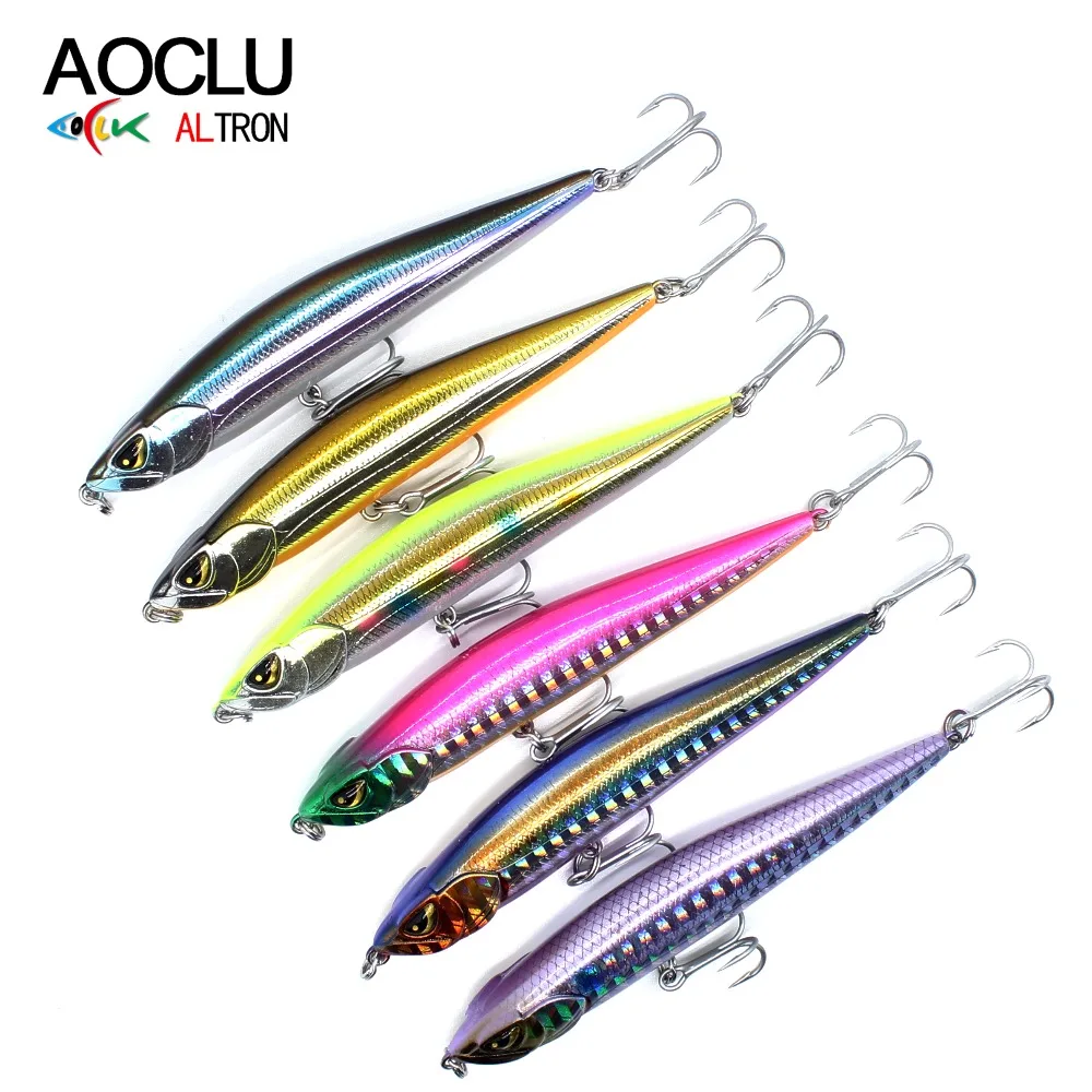 AOCLU воблеры супер качество 6 шт./лот 85 мм 14 4 г жесткая приманка Рыболовная Приманка