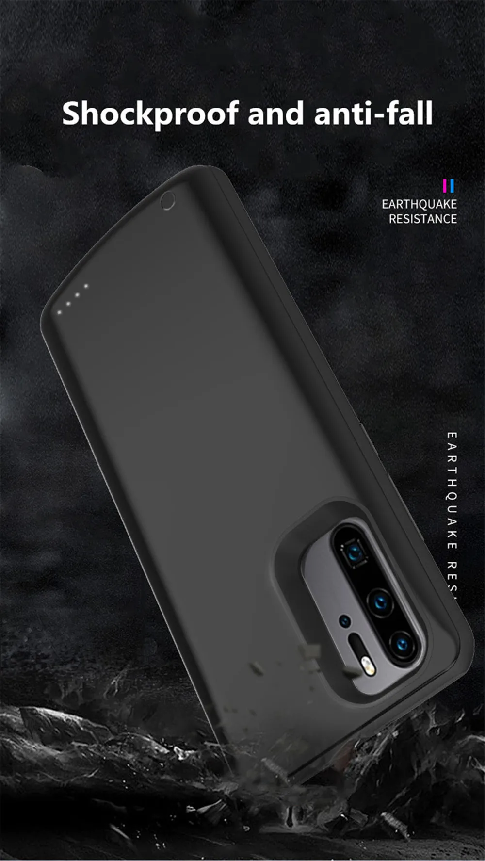 NTSPACE чехол для зарядного устройства s для huawei P30 Pro Чехол для аккумулятора запасной Внешний Аккумулятор Чехол для зарядки телефона s для huawei P30 чехол для питания