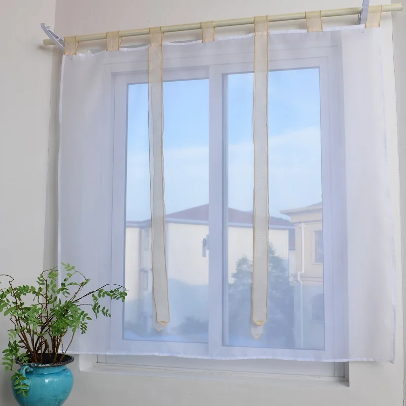 Римская занавеска s короткая кухонная фатиновая тянущаяся для гостиной спальни