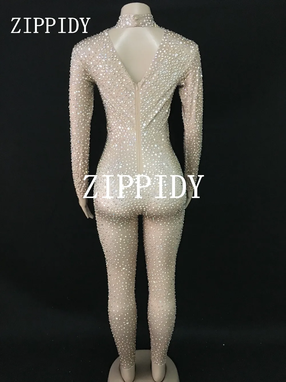 Женский комбинезон со стразами винтажный | Тематическая одежда и униформа