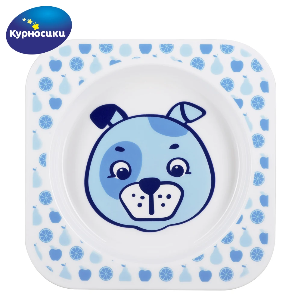 Тарелочка детская для вторых блюд Веселый поваренок Щенок|Тарелки| |