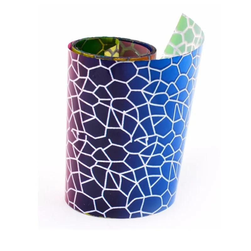 1 шт. Новые блестящие постепенное изменение цвета ногтей Переводные фольги