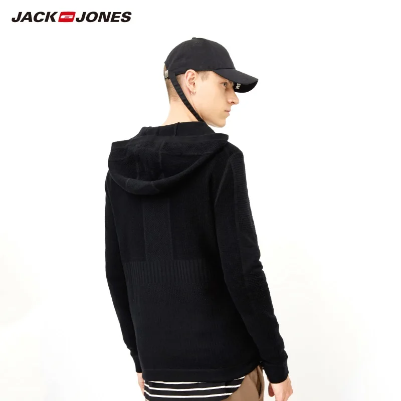 Мужской Повседневный свитер с капюшоном JackJones спортивный топ длинными рукавами