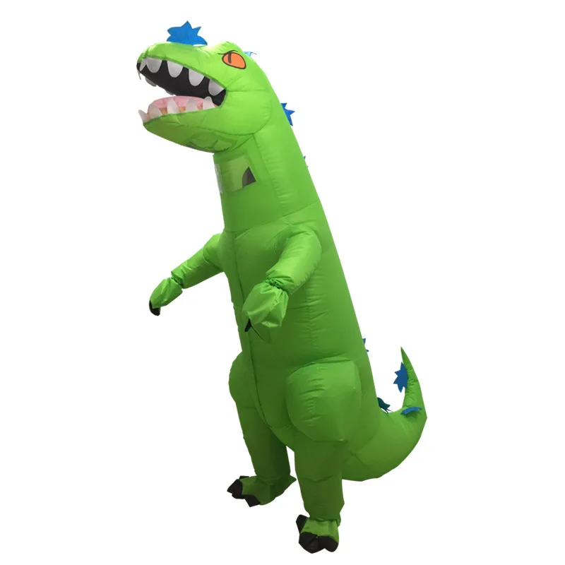 T-REX костюм динозавра надувной зеленый динозавр выдувное веселое платье в виде