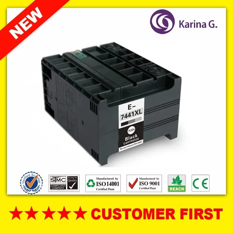 1 шт. Совместимый картридж для t7441xl t7441 Epson WorkForce Pro WP m4011 m4015dn m4095dn m4521 m4525dnf m4595dnf|ink