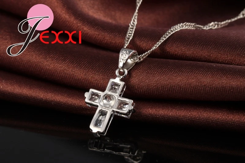 Комплект из колье и серёг серебра 925 пробы | Украшения аксессуары