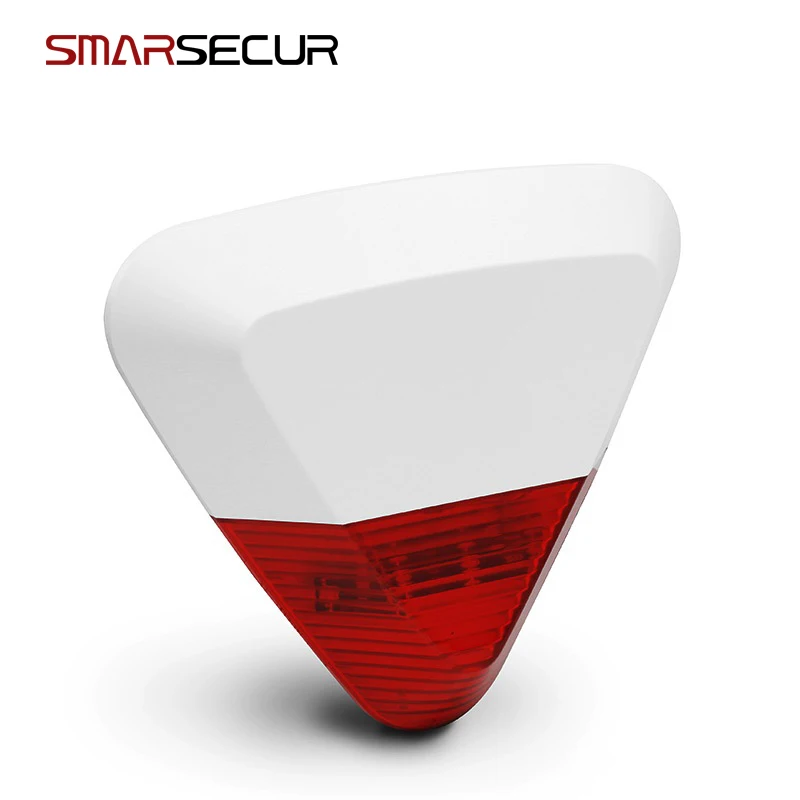 wireless outdoor  siren For H6 Alarm System security with light response sound