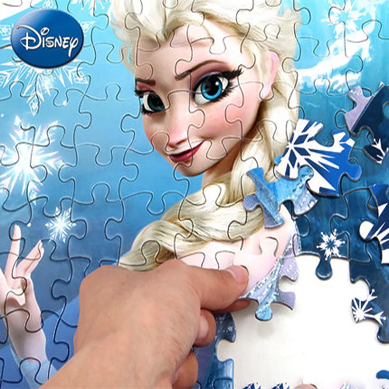 Disney princess frozen toys для детей 100 пазлов игрушки девочек 5 стилей детская игра