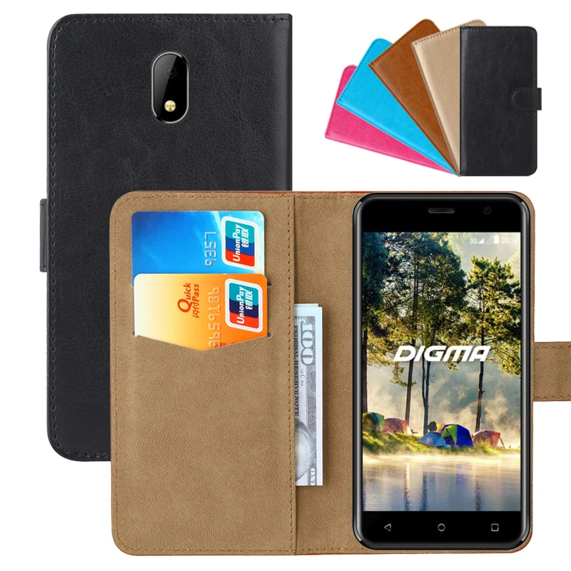 

Luxury Wallet Case For Digma LINX Joy 3G PU Leather Retro Flip Cover Magnetic Fashion Cases Strap