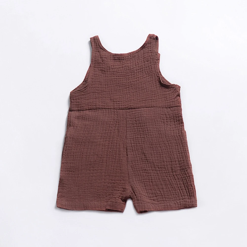 Одежда для малышей комбинезон новорожденных мальчиков и девочек Модный летний