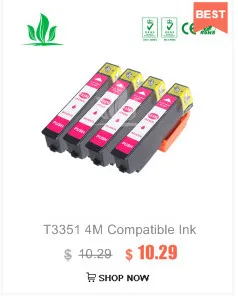 5 шт. 33XL 3351XL совместимый картридж с чернилами для принтера Epson XP-530 XP-630 XP-830 XP-635 XP-540 XP-640 XP-645