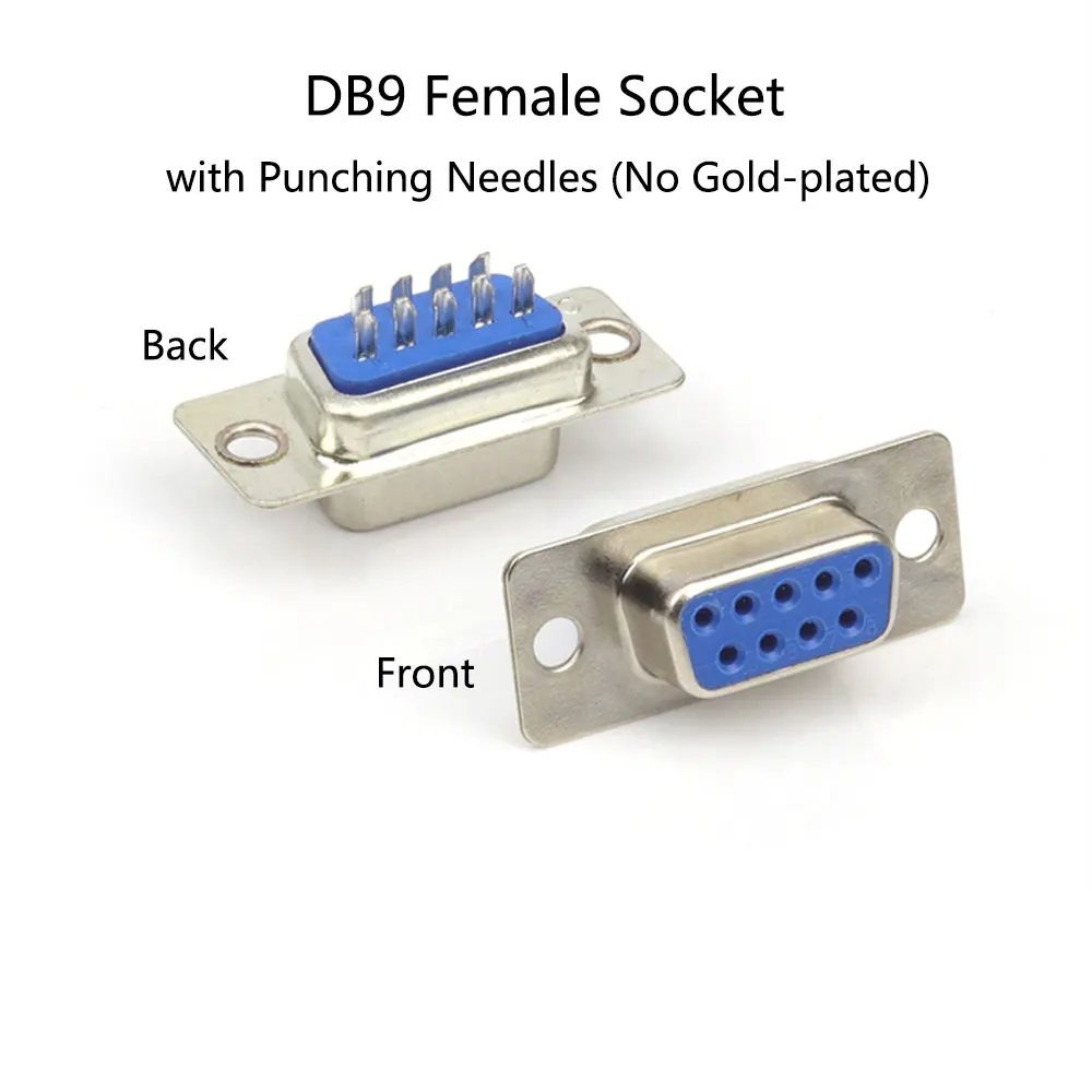 DB9 Female Socket RS232 9 Pin Serial Port Connector RS485 RS422 COM Interface Plug Adapters | Электроника