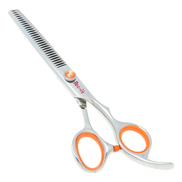 

Roc-itdog Professional Hairdressing Hair Scissors Japan 440c Hair Thinning Shears Salon Hairdresser Hair Styling Tool LZS0089