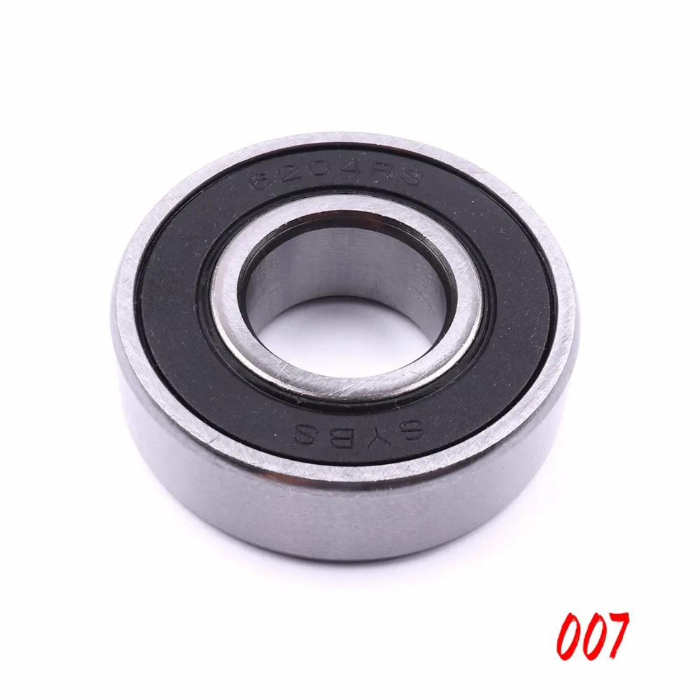 Подшипник SYBS 6200/6201/6202/6203/6204-2RS 10/12/15/17/20 мм 2 шт. низкоскоростные шарикоподшипники