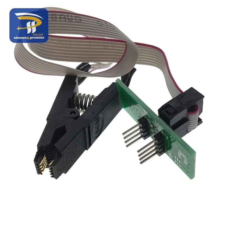 1 комплект SOIC8 SOP8 тестовый зажим для EEPROM 93CXX/25CXX/24CXX в цепи + адаптер на USB
