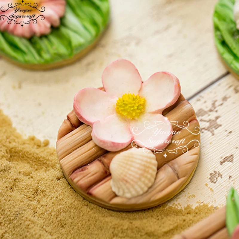 Силиконовая форма Yueyue Sugarcraft Бамбуковая для украшения торта шоколадной