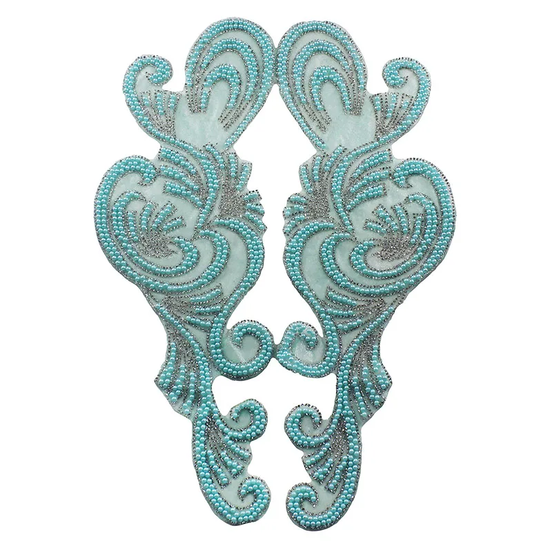 5 пар больших зеркальных бусин термоклейкие нашивки переводная наклейка стразы