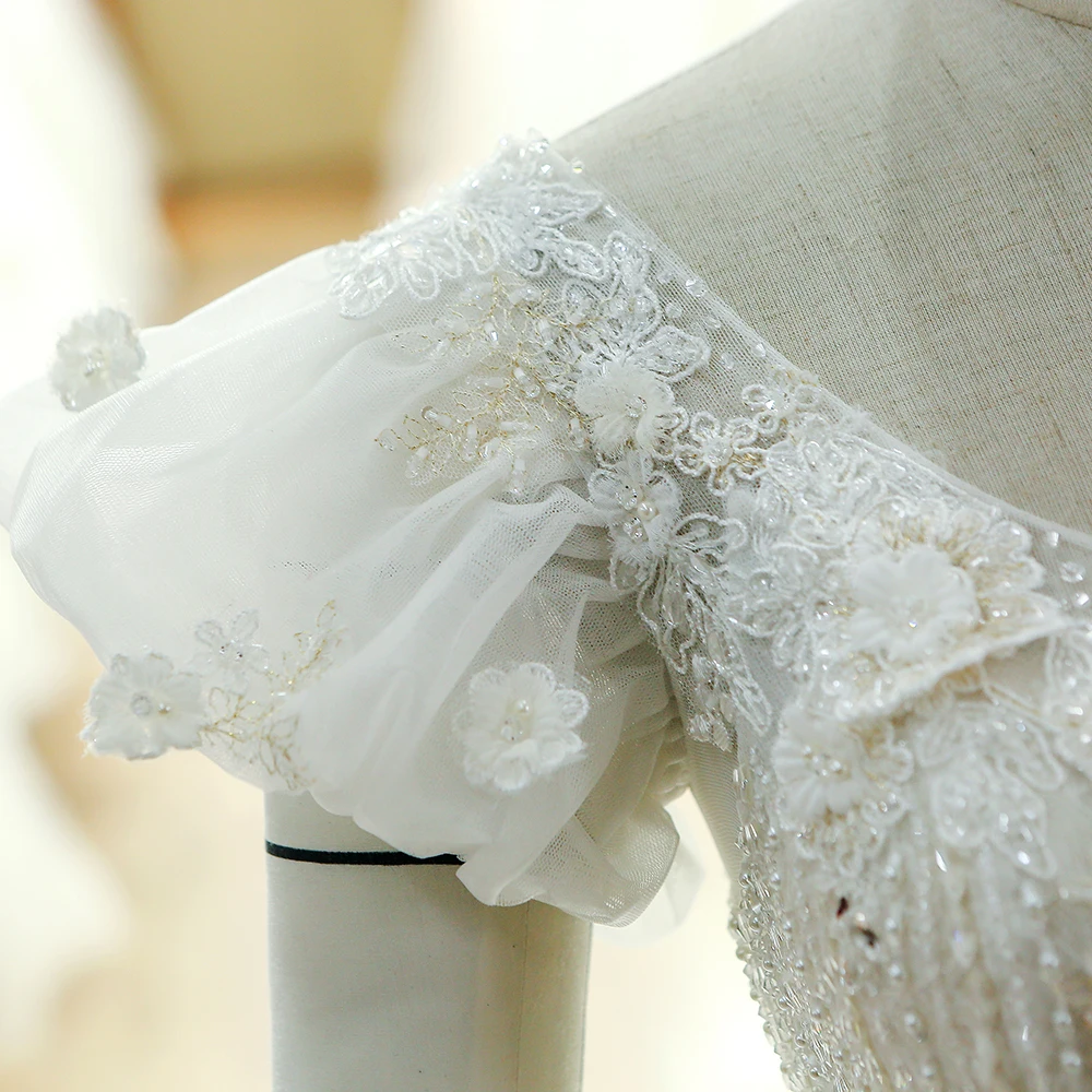 SL 107 очаровательное Тюлевое роскошное бальное платье свадебное 2017|ball gown wedding