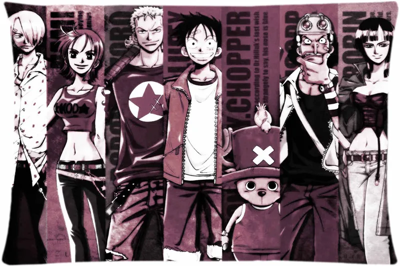 Японский Аниме One Piece Наволочки 35x45 см удобные лучший подарок для вашей семьи Высокое качество - Цвет: Тёмно-синий